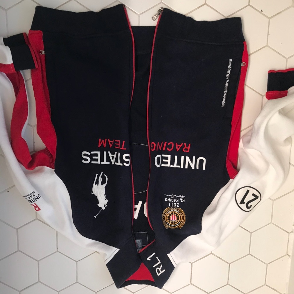 Polo Ralph Lauren racing zipper jacket